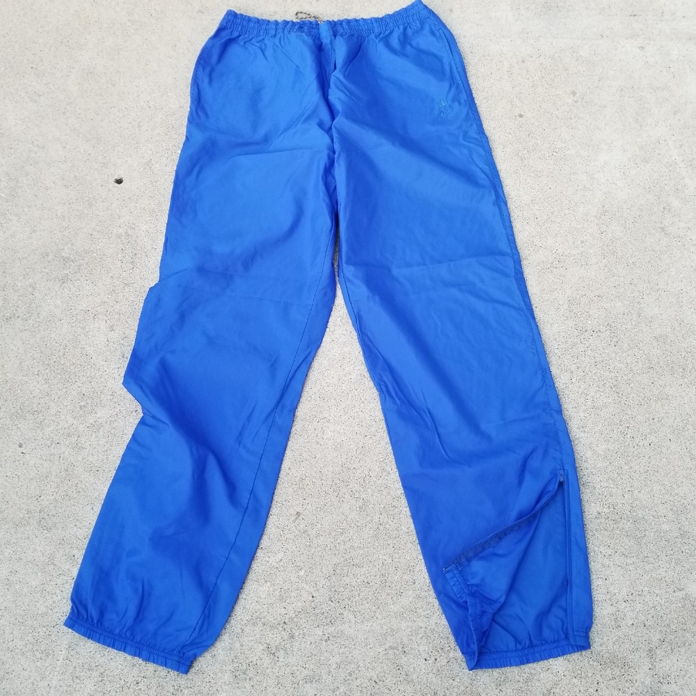 Blue Windbreaker USA brand  pants Size Large